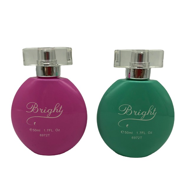 50ml Colorful Round Parfum Glass Bottle