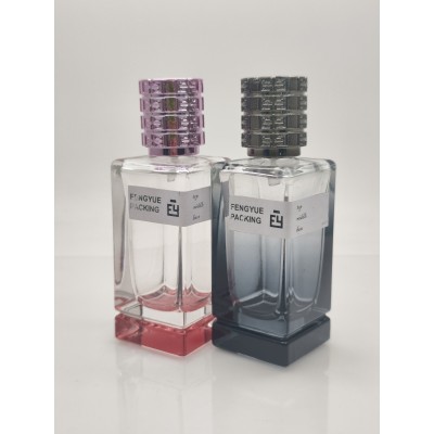 50ml square Custom Perfume Glass Bottle