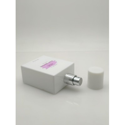 50ml custom color logo rectangular glass perfume bottle