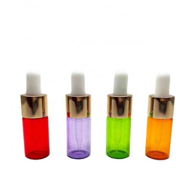 5 ml Glass Tube Bottle With Aluminium Dropper