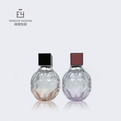 Custom Glass Perfume Bottles  Gradient Colors 50ml