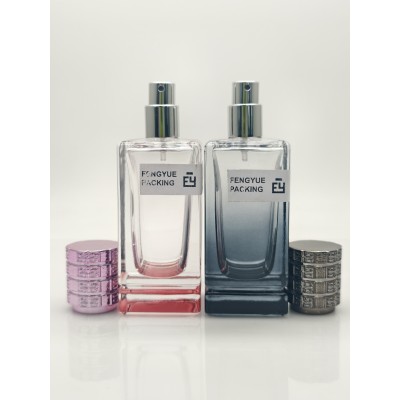 50ml square Custom Perfume Glass Bottle