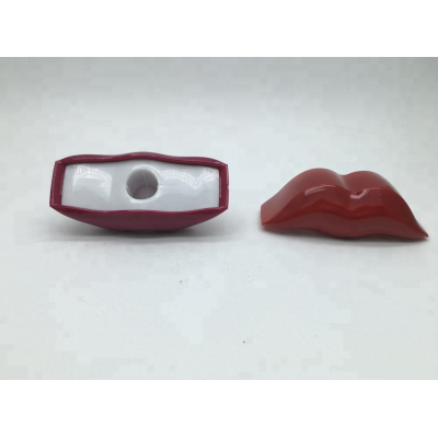 70 ml Red Lip Shape Glass Perfume Bottle for Women