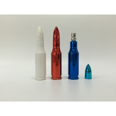 20ml الرصاصة شكل زجاجة العطور العلاج الأشعة فوق البنفسجية