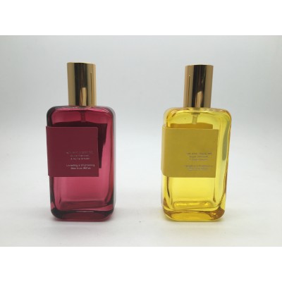 100ml Brand Perfume Glass Spray Bottle with Aluminum Cap