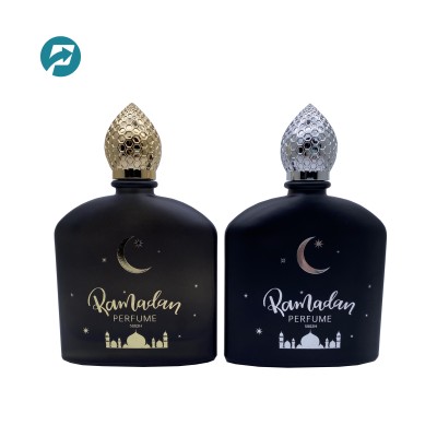 100ml Black Arabic Perfume Bottle with Luxury Cap