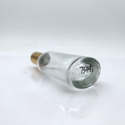 Cylindrical Custom Color Silk Screen Glass Perfume Bottle 30ml