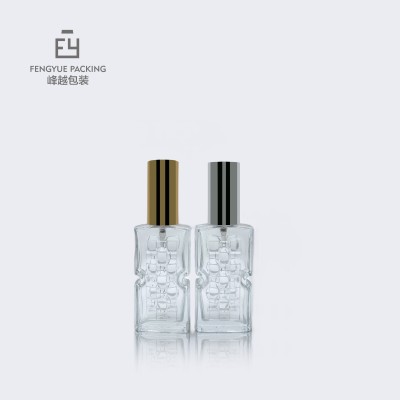 Customized Bottle Body Pattern Perfume Glass Bottle 30ml