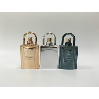 35ml Lock Shaped Perfume Glass Bottle Manufactures