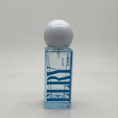 30ml square custom color Custom logo perfume glass bottle