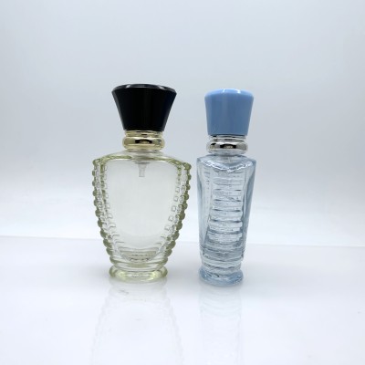 Small Custom Color Custom logo Glass Perfume Bottle 50ml