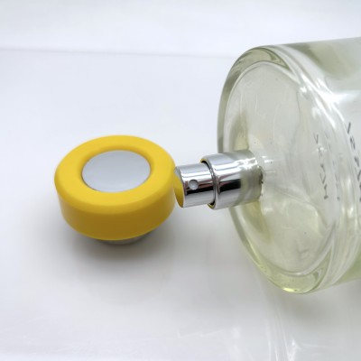 Cylindrical Low Glass Perfume Bottles in Custom Colors and Patterns Cute 40ml