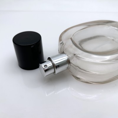 Square Flat Custom Perfume Glass Bottle 70ml