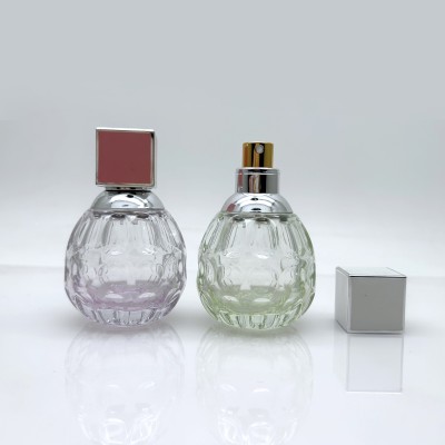 Wholesale Custom Color and Screen Printed  Perfume  Glass Bottle 30ml