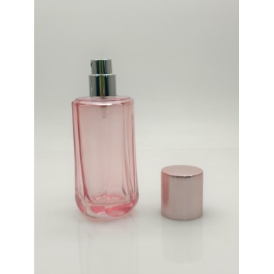 Irregular Cylindrical Custom Glass Perfume Bottle 45ml