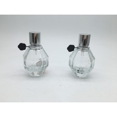 Mini Grenade Shaped Perfume Glass Bottle 25ml