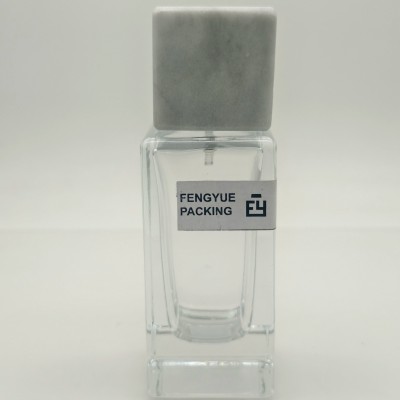 50ml square Custom Glass Perfume Bottle