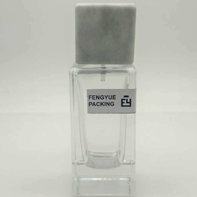 50ml square Custom Glass Perfume Bottle