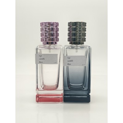 50ml square Custom Perfume Glass Bottle