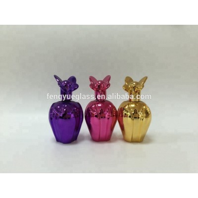 50ml UV Glass Perfume Bottle With Butterfly Shape UV Cap
