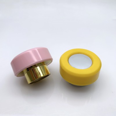 Cylindrical Low Glass Perfume Bottles in Custom Colors and Patterns Cute 40ml