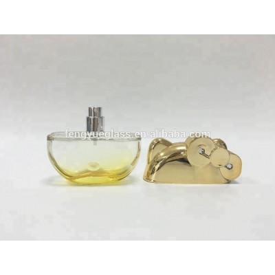 Kitty Shaped 60ml Empty Spray Cosmetic Perfume Glass Bottle Hot Sale
