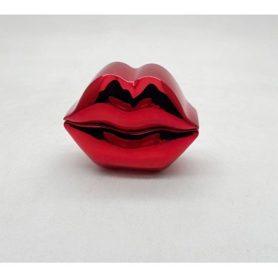 70 ml Red Lip Shape Glass Perfume Bottle for Women