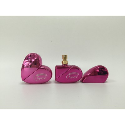 30ml 50ml زجاجة عطر على شكل قلب