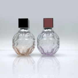 Custom Glass Perfume Bottles  Gradient Colors 50ml
