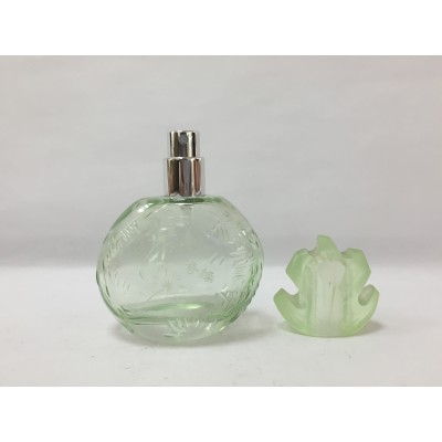 100ml Empty Hot Sale Leaf Shaped Perfume Glass Bottle
