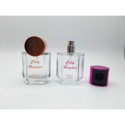 30ml/50ml Empty New Design Mist Spray Perfume Glass Bottle with UV Cap