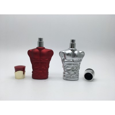30ml UV Muscle Shaped Glass Spray Bottle for Men