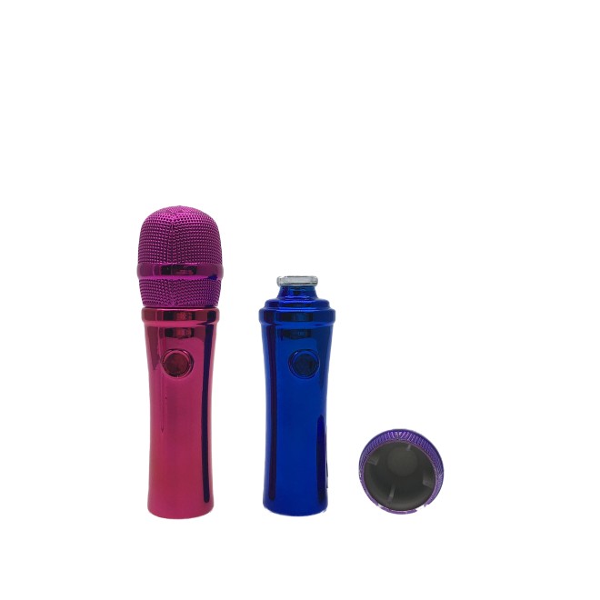 20ml 30ml زجاجة رش العطور على شكل ميكروفون