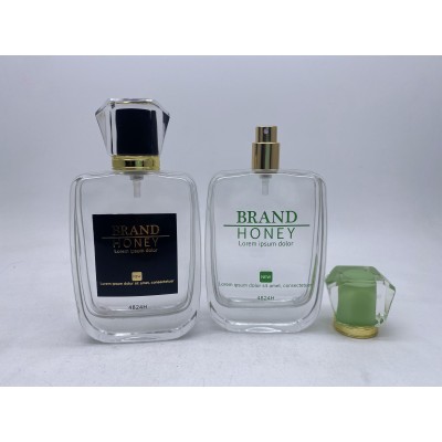 Square Perfume Glass Bottle 110ml