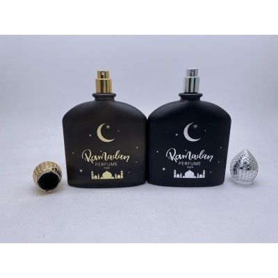 100ml Black Arabic Perfume Bottle with Luxury Cap