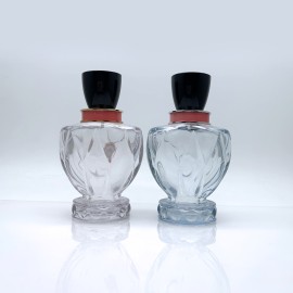 Tall Glass Shape Large Custom Color Glass Perfume Bottle 110ml