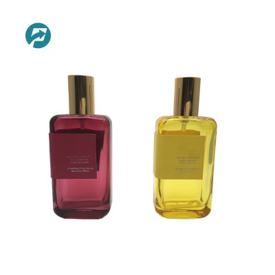 100ml Brand Perfume Glass Spray Bottle with Aluminum Cap
