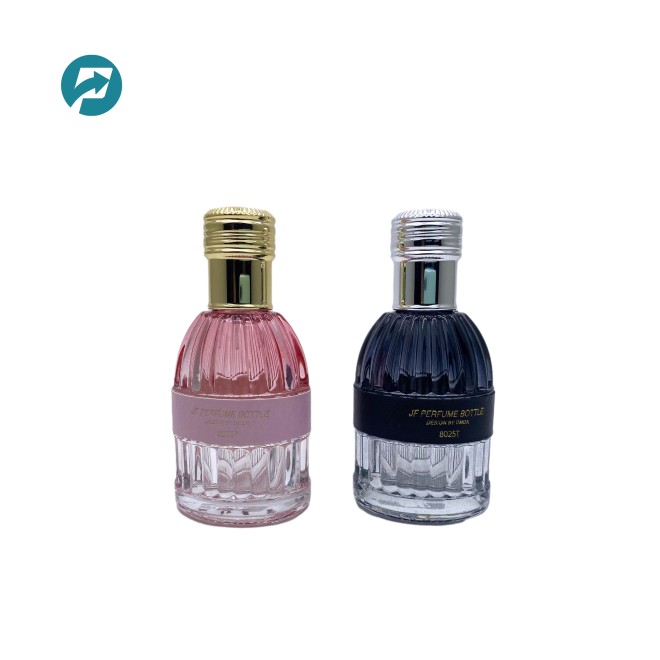 50ml New Design Colorful Perfume Glass Bottle with Aluminum Cap
