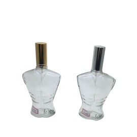 100ml Man Body Shaped Perfume Glass Bottle Empty
