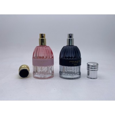50ml New Design Colorful Perfume Glass Bottle with Aluminum Cap