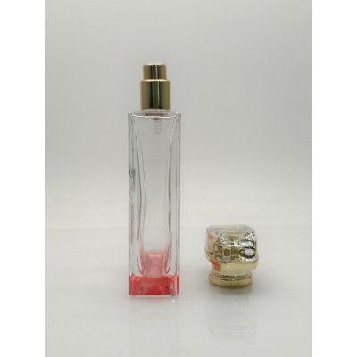 70ml W Shape square Perfume Glass Bottle