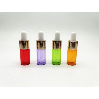 5 ml Glass Tube Bottle With Aluminium Dropper