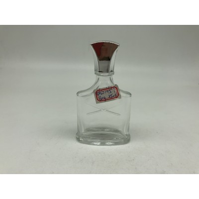 Mini Design 25 ml Perfume creed Glass Bottle with Silver Cap