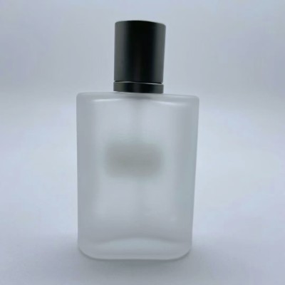 50ml Frosted Perfume Refill Bottle with Screw Pump Sprayer