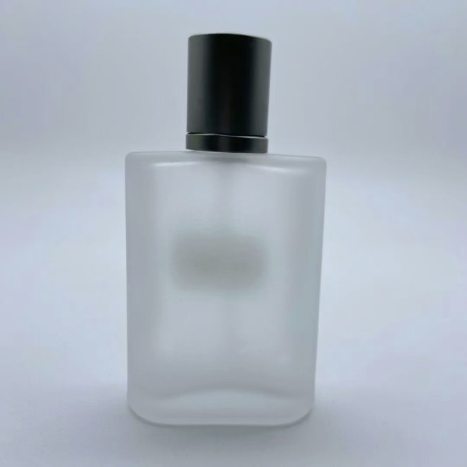 50ml Frosted Perfume Refill Bottle with Screw Pump Sprayer