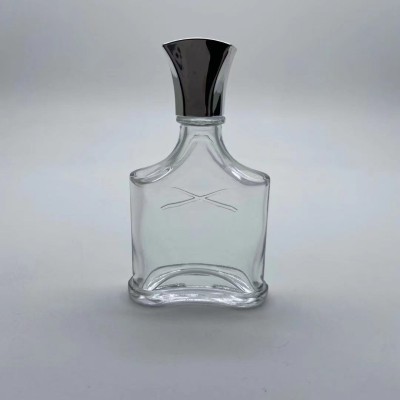 Mini Design 25 ml Perfume creed Glass Bottle with Silver Cap