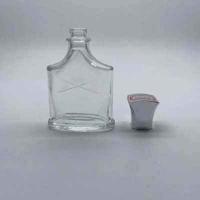 Mini Design 25 ml Perfume creed Glass Bottle with Silver Cap