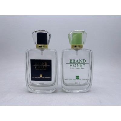 Square Perfume Glass Bottle 110ml