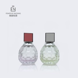 Wholesale Custom Color and Screen Printed  Perfume  Glass Bottle 30ml
