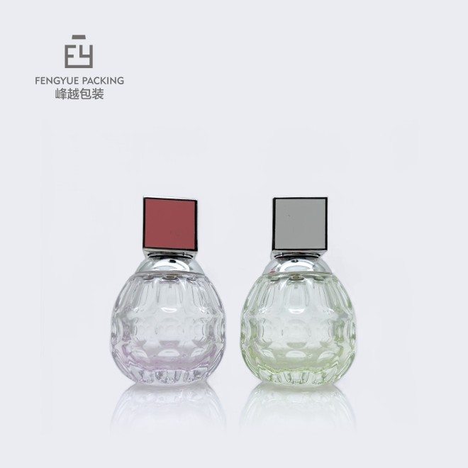 Wholesale Custom Color and Screen Printed  Perfume  Glass Bottle 30ml